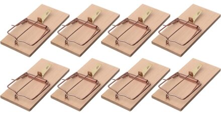 Ubbink 8x Rattenvallen/rattenklemmen 17 cm ongediertebestrijding - Ongediertevallen - Ongediertebestrijding