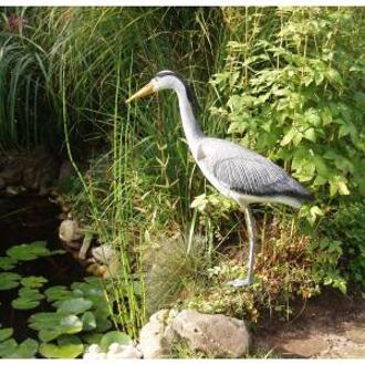 Ubbink Dierenfiguur reiger 84 cm Grijs