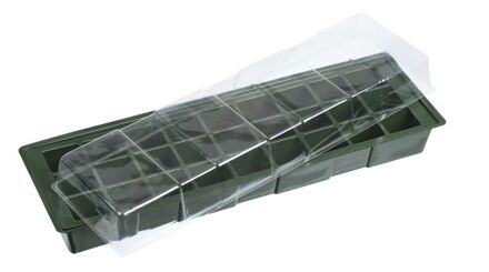 Ubbink Kweekbak - incl. tray - met deksel - 25 x 19 x 18 cm - kweekkassen Groen