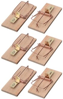 Ubbink Muizenval - 6x stuks - muizenklemmen - 10 cm - Ongediertebestrijding