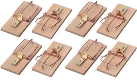 Ubbink Muizenval - 8x stuks - muizenklemmen - 10 cm - Ongediertebestrijding