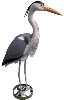 Ubbink Plastic reiger vogel - 87 cm -vijver decoratie/verjager -Vogelverschrikkers/vogelverjagers