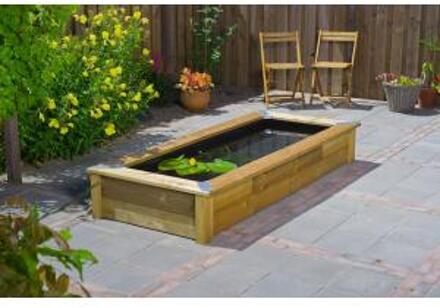 Ubbink Quadro wood mirror set houten FSC frame met PVC folie H31,... Multicolor