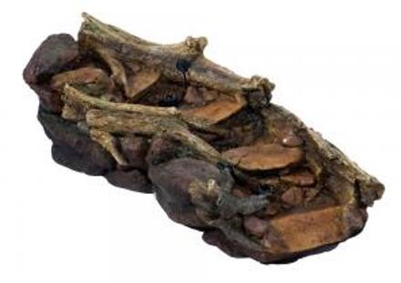 Ubbink Reveton bocht rechts waterval H21 x 74 x 36 cm Grijs