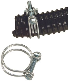 Ubbink Slangklemmen verzinkt 12,5 - 15 mm Grijs