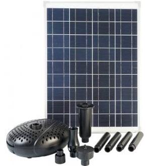 Ubbink SolarMax 2500 set met zonnepaneel en pomp Zwart