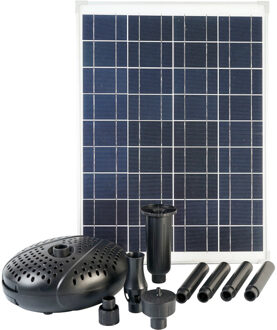 Ubbink SolarMax 2500 set met zonnepaneel en pomp Zwart