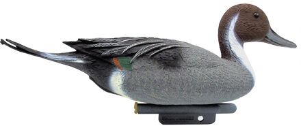 Ubbink Tuin vijverdecoratie vogel/dierenbeeld Pijlstaart eend/woerd - drijvend - kunststof - 20 x 49 cm