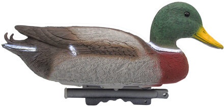 Ubbink Vijverdecoratie Eend woerd - drijvend - kunststof - 19 x 41 cm - dierenbeeld