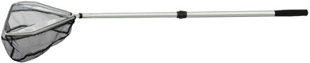 Ubbink Visnet/schepnet - grofmazig - aluminium telescopische steel - 113-180 cm - vijvernet