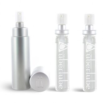 Uberlube Glijmiddel Siliconen Good-To-Go - Zilver & Refills