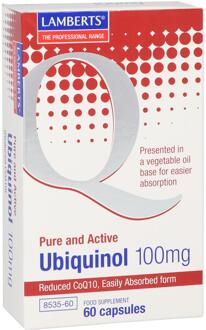 Ubiquinol 100 mg - 60 capsules - Q10 - Voedingssupplement