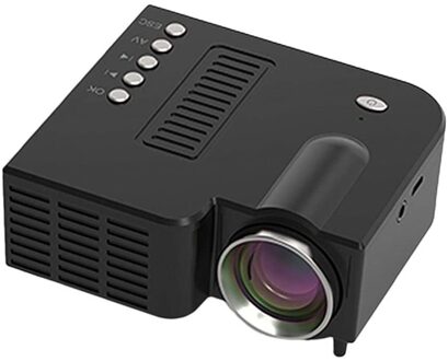 UC28 1080P Home Cinema Movie Video Projector Led Mini Projector Video Beamer Ondersteuning 4K Video U Disk Tf kaart Stb zwart