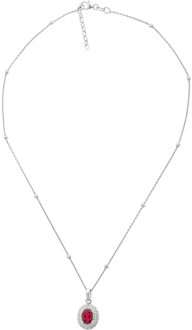 'Udine' Dames 925 Sterling Zilveren Ketting met Hanger - Zilver ZH-7236/RU