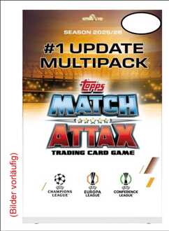 UEFA Champions League Match Attax Trading Cards 2025/26 Eco Pack Update Scream Team *German Version*