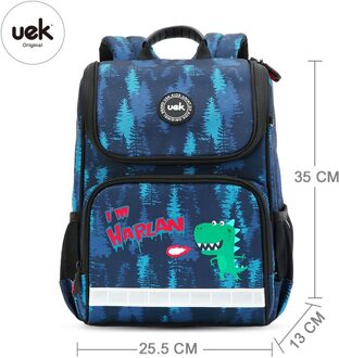 Uek Kid Primaire Schooltas Briefpapier Boek Organizer Bag Rugzak Voor School Meisje Dinosaurus Schouders Peuter Jongens Boekentas Student paars