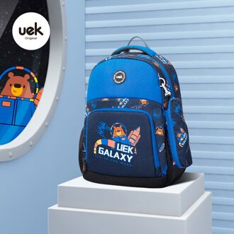 Uek Rugzak Voor Jongens Gilrs Waterbestendig Reizen Grote Bookbags Briefpapier Bestand Tutorial Bag Voor Basisschool Student blauw