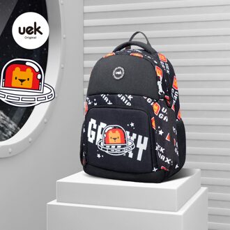 Uek Rugzak Voor Jongens Gilrs Waterbestendig Reizen Grote Bookbags Briefpapier Bestand Tutorial Bag Voor Basisschool Student zwart