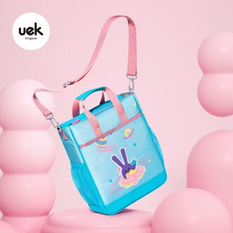 Uek Student Rugzak Schooltas Tiener Meisje Boek Laptop Lichtgewicht Grote Capaciteit Outdoor Reizen Ergonomische Gewatteerde Schoudertas blauw