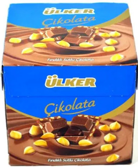 Ülker Hazelnut Milk Square Chocolate 65G delicious yummy chocolate