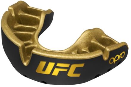 UFC Gold Ultra Fit Mouthguard Zwart - SR