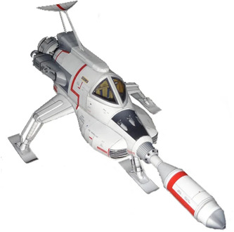 UFO interceptor UFO interceptor paper model DIY handmade 3D paper mold making