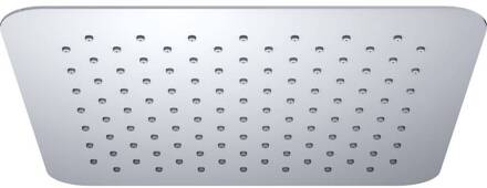 Ufo Luxe Hoofddouche Vierkant 300 mm Ultra Plat Chroom Aqua Splash