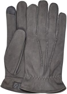 Ugg 3 Point Leather Handschoenen Heren grijs - M