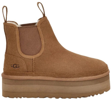 Ugg Bruine Neumel Platform Chelsea Laarzen UGG , Brown , Dames - 41 EU