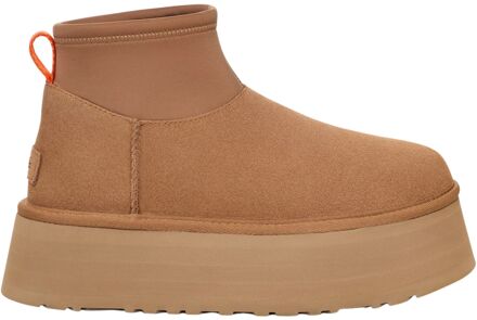 Ugg Bruine Suède Enkellaarzen met Wolvoering UGG , Brown , Dames - 41 Eu,39 Eu,40 EU