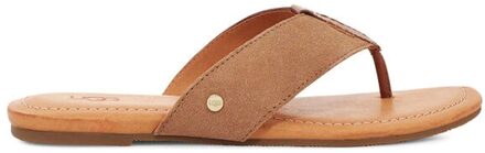 Ugg Carey Teenslippers Dames bruin - 39