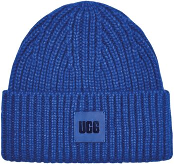 Ugg Chunky Cuffed Beanie Heren blauw - 1-SIZE