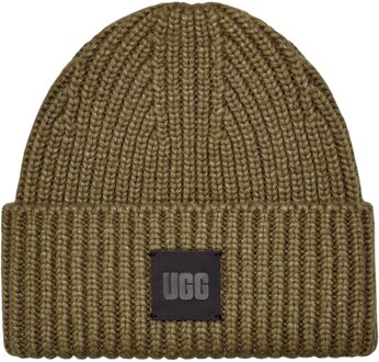 Ugg Chunky Rib Beanie Hat UGG , Green , Dames - ONE Size