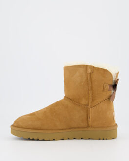 Ugg Classic Mini Baily Bow Dames Laarzen - Chestnut - Maat 40