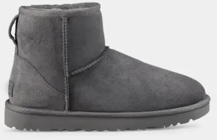 Ugg CLASSIC MINI II W - Volwassenen Gevoerde laarzen - Kleur: Grijs - Maat: 37