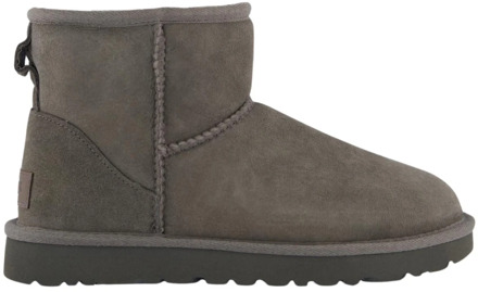 Ugg CLASSIC MINI II W - Volwassenen Gevoerde laarzen - Kleur: Grijs - Maat: 41