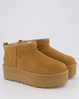 Ugg Dames ultra mini platform chestnut Beige - 38