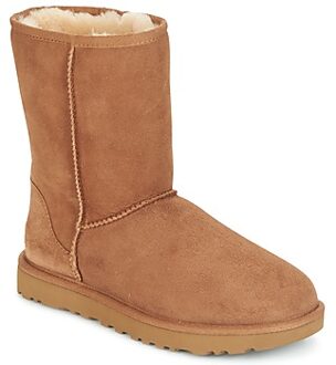 Ugg Dames Vachtlaarzen Classic Short Ii - Camel - Maat 39