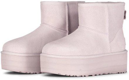 Ugg Klassieke Mini Platform Laarzen UGG , Pink , Dames - 38 Eu,39 Eu,40 Eu,36 Eu,42 Eu,41 Eu,37 EU