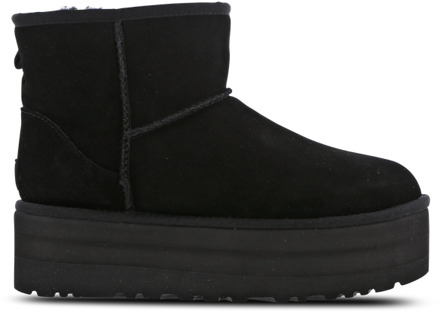 Ugg Klassieke Mini Platform Laarzen Zwart UGG , Black , Dames - 41 EU