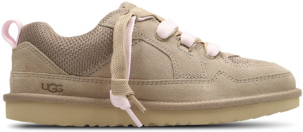 Ugg Lowmel Kindersneakers - Beige - Maat 36 - Suède