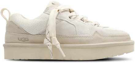 Ugg Lowmel Sneakers Dames - Beige - Maat 37 - Suède