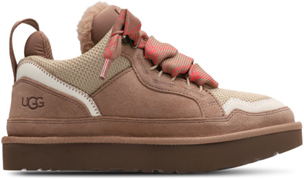 Ugg Lowmel Sneakers Dames - Beige - Maat 39 - Suède