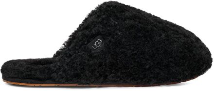 Ugg Maxi Curly Slide Pantoffels Dames zwart - 37