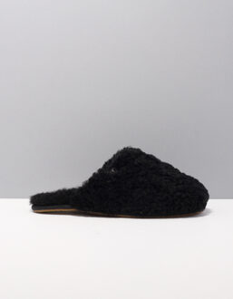 Ugg Maxi Curly Slide Pantoffels Dames zwart - 41