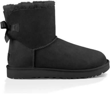 Ugg Mini Bailey Bow II Dames Laarzen - Black - Maat 37