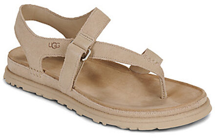 Ugg Platte sandalen UGG GOLDENGAZE TOE POST WOMEN'S" Beige - 36,37,38,39,40,41