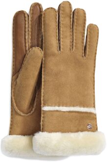 Ugg Seamed Tech Glove Dames Handschoen - Maat L - Chestnut