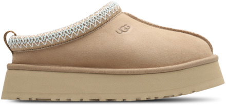 Ugg Tazz Slippers en Sandalen Dames - Beige - Maat 41 - Leer