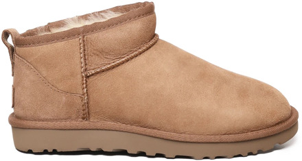 Ugg W Classic Ultra Mini Dames Laarzen - Chestnut - Maat 38